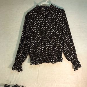 Meraki print blouse, size XL